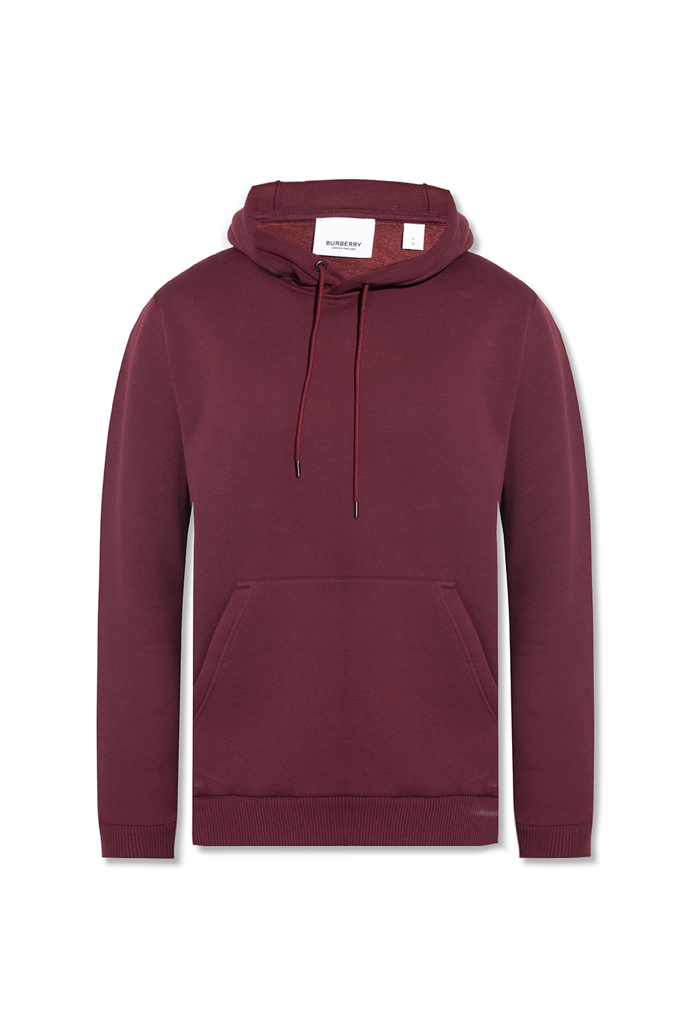 Burgundy discount burberry hoodie